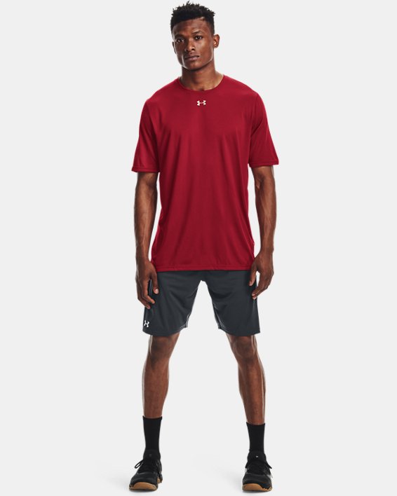 Men's UA Locker 2.0 Short Sleeve, Red, pdpMainDesktop image number 2